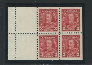 Canada Sc 219a.  Booklet Pane Never Hinged