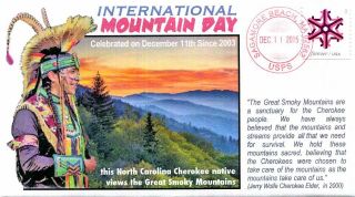 Coverscape Computer Designed International Mountain Day 2015 Event Cover