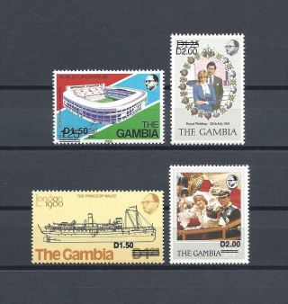 The Gambia 1983 Sg 526 " Footnote " Mnh Cat £110