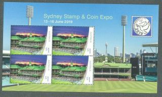 Australia - Sydney Stamp & Coin Expo Min Sheet 2019 - Mnh