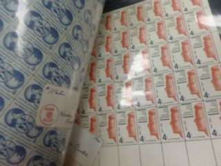 NH U S Discount Postage Sheet Lot With Face Value of $670.  59 72 3