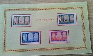 Very rare Algerian stamp souvenir booklet from the PUC in London 1929 6