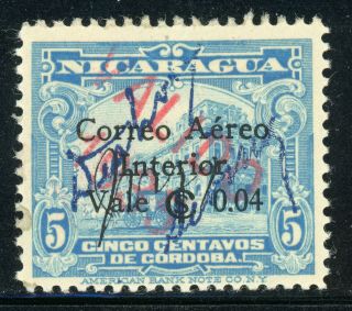 Nicaragua Mh Specialized: Maxwell A100 4c/5c With " Valido 1935 " Ovpt $$$$