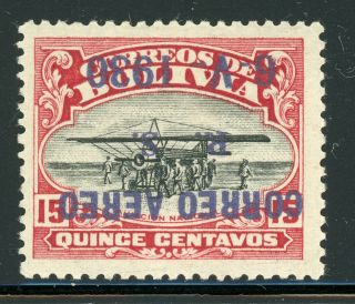 Bolivia Mh Specialized Zeppelin: Scott C14a 15c Inverted Ovpt Cv$100,