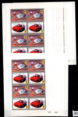 // Grenada - Mnh - Transport - Car - Ferrari 1997 - 10 Sheets