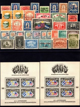 P109248/ Honduras / Airmail / Lot 1929 – 1943 Neuf / Mnh 128 E