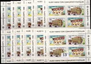 / 10x Northern Cyprus - Mnh - Architecture - Europa Cept