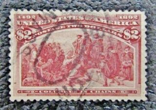 Nystamps Us Stamp 242 $650