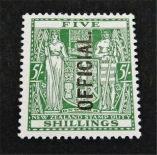Nystamps British Zealand Stamp O57 Og H $350