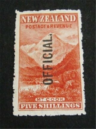 Nystamps British Zealand Stamp O30 Og H $350