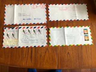 21 Airmail Covers