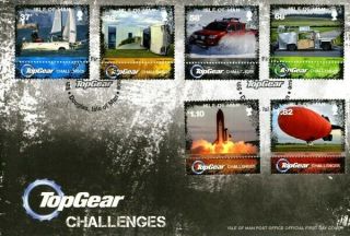 Iom 5 November 2011 Top Gear Challenges First Day Cover Douglas Shs