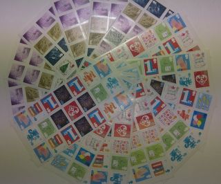 Fv £111 Mixed Lot £1.  05; 1st & Large; 2nd & Large Stamps Self Adhesive Unfranked
