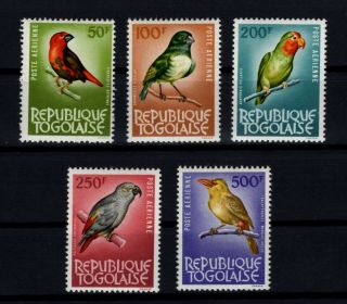 P111220/ Togo / Airmail / Birds / Sg 361 / 365 Neufs / Mnh / 105 E