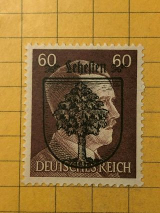 Germany (lehesten) 1945 Post Wwii - Local Issue 60 Rpf.  Mnh