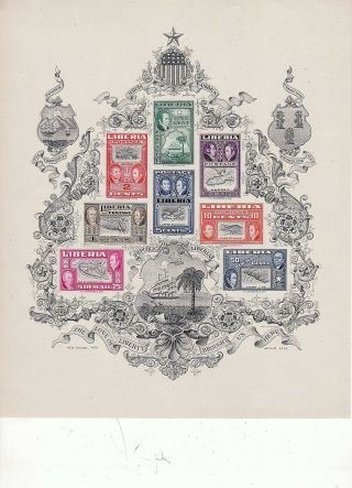 Liberia C69a Mnh Souvenir Sheet - Szyk