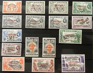 Cameroon Uk Trust Territory - 1960 Definitive Set Of 13 Stamps,  Sg T1 - 12,  Mnh