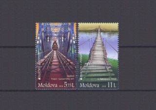 Moldova,  Europa Cept 2018,  Bridges Theme,  Mnh