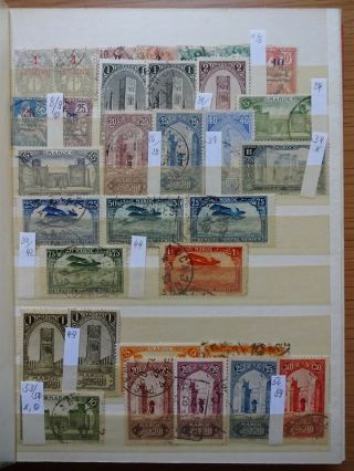MOROCCO ALBUM WITH MANY OLD STAMPS SOME RARE - CAG 070819 2
