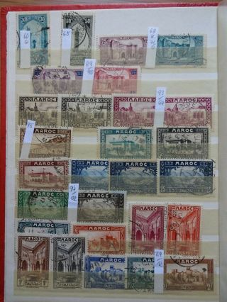 MOROCCO ALBUM WITH MANY OLD STAMPS SOME RARE - CAG 070819 3