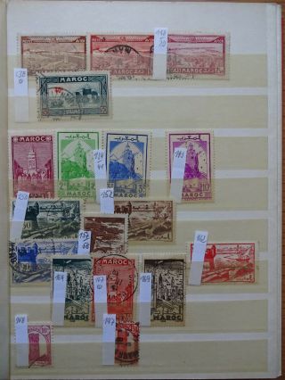 MOROCCO ALBUM WITH MANY OLD STAMPS SOME RARE - CAG 070819 4
