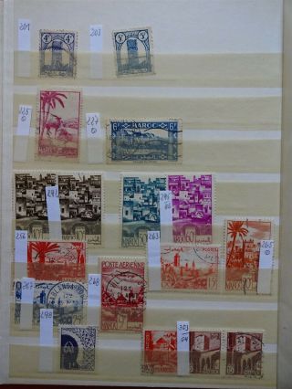 MOROCCO ALBUM WITH MANY OLD STAMPS SOME RARE - CAG 070819 5