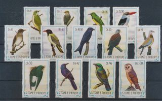 Lk73942 Sao Tome E Principe Animals Fauna Flora Birds Fine Lot Mnh