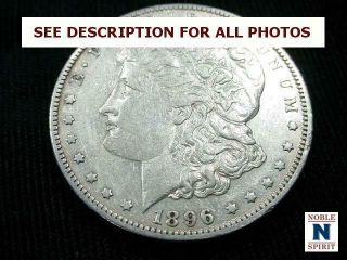 Noblespirit Semi - Key 1896 - O Morgan Silver Dollar Choice Xf/au