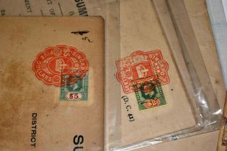 Singapore/straits Settlements Ex 1910/1940s: Large Old Find With Documents Etc.