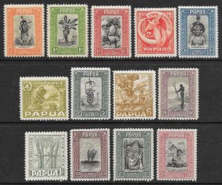 Papua Guinea 1932 - 40 Part Set To 2/6 (mnh)