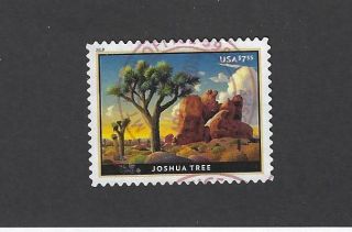 Us Sc 5347 $7.  35 Joshua Tree Priority Mail Stamp Off Paper Sound