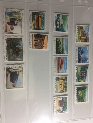 China Stamps 1971 - 1972 Full Sets MNH 3