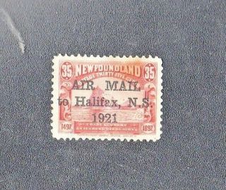 Newfoundland Air Mail 1921 Overprint C 3