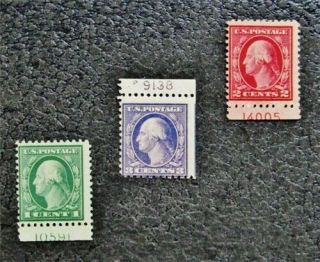 Nystamps Us Stamp 498 // 502 Og H Washington