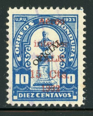 Honduras Specialized: Taca Membreño 15c/10c Blue Red Schg $$$