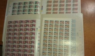 NH U S Discount Postage Sheet Lot With Face Value of $738.  40 72 2