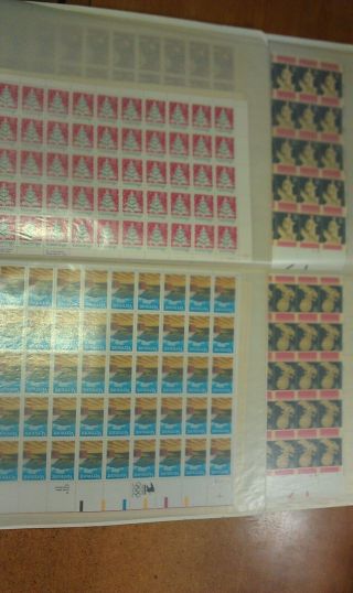 NH U S Discount Postage Sheet Lot With Face Value of $738.  40 72 3