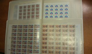 NH U S Discount Postage Sheet Lot With Face Value of $738.  40 72 7