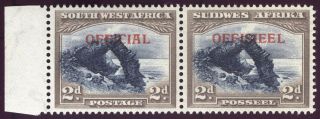 South West Africa 1947 2d Bl&brn Official Sg O21 Sc O21 Vlmm/mvlh Cat £700 ($945)