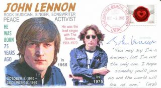 Coverscape Computer Designed 75th Anniversary Of The Birth Of John Lennon Cover