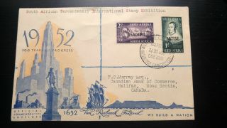 Very Rare “only 1 Known” South Africa “registered” Postaly 1st Day Cover