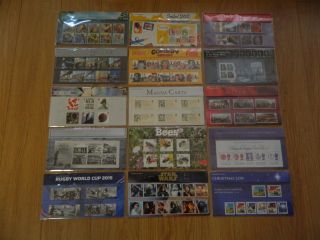 2015 Year Set Of 15 Presentation Packs (nos 506 To 519,  M23) In