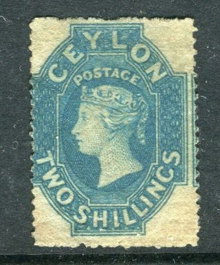 Ceylon; 1861 - 64 Classic Qv Chalon Perf Issue Fine 2s.  Value