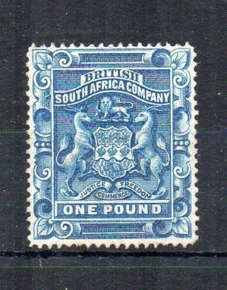 Rhodesia 1892 - 93 £1 Mlh