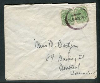Boer War Era 1900 Christiana South West Africa Cancel To Montreal Quebec Canada