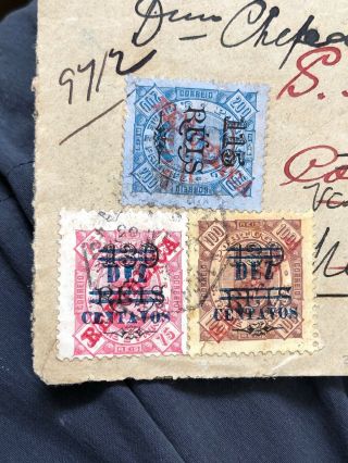 1920’s Rare Portugal Colonial Mozambique Postal Cover From São Tomé Registered? 4