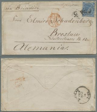 Philippines Cover To Germany 1878.