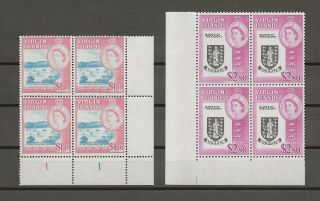 British Virgin Islands 1964 Sg 178/92 Mnh Cat £80
