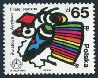 Poland 2756,  2756a Sheet,  Mnh.  Michel 3048,  Bl.  100.  Stockholmia - 1989.  Bee.