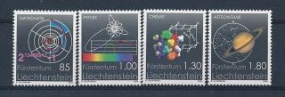 D278750 Liechtenstein Mnh Sc.  1297 - 1300 Sciences
